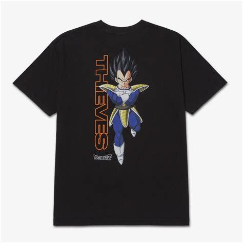 100 Thieves X Dragon Ball Z Vegeta T Shirt Black