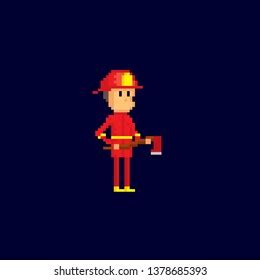 Firefighter Sprite Stock Vectors Images Vector Art Shutterstock