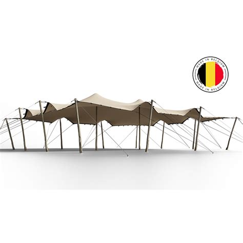 10m X 125m Hiflexx Stretch Tent Canvas With Loops 740 Gm² Gazeboshop