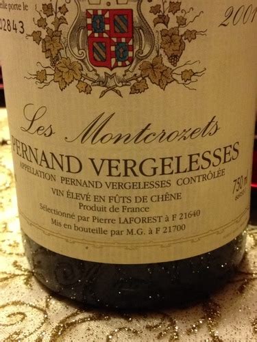 Pierre Laforest Les Montcrozets Pernand Vergelesses Vivino Brasil