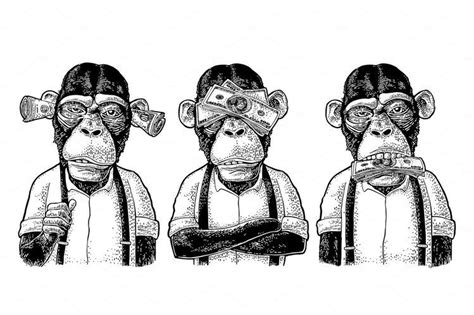 Pin By Wanwipha On Monkey Tattoos Three Wise Monkeys