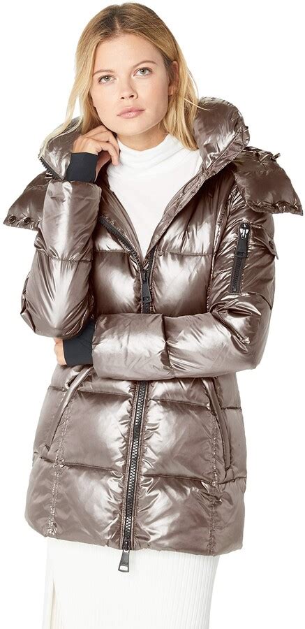 Sam Womens Soho Belted Down Puffer Jacket Shopstyle