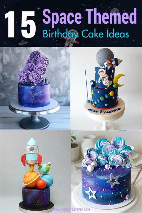 15 Amazing Space Themed Birthday Cake Ideas Out Of This World 15th