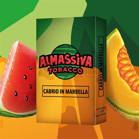 ALMASSIVA Tobacco 25g CABRIO IN MARBELLA Shop für Shisha Tabak 4 00