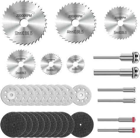 7pc HSS Lames De Scie Outil Rotatif Acier De Nitruration Circulaire