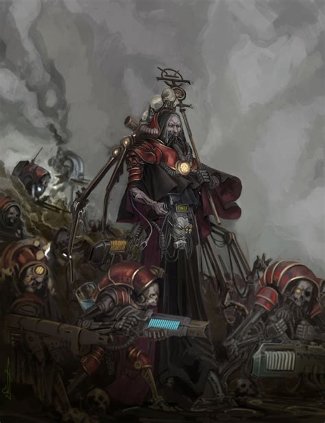 Tech Priest With Minions By Nictanova Пикабу