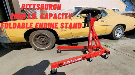 Pittsburgh Foldable Engine Stand Assembly 59200 Harbor Freight YouTube