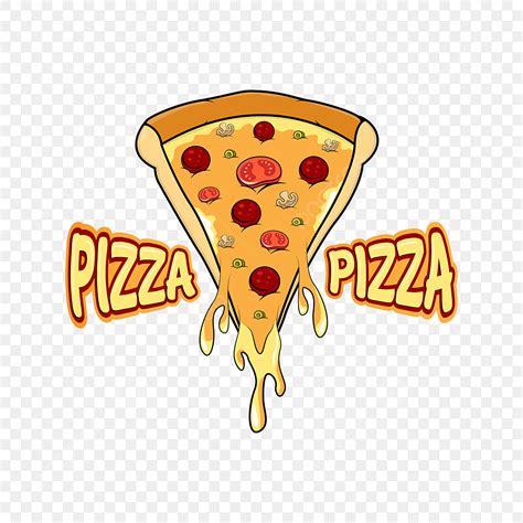 Pizza Fast Food Vector Design Images Fast Food Pizza With Text Pizza