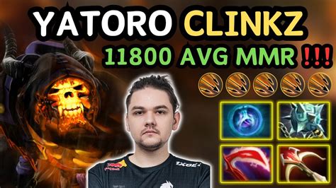 🔥 Yatoro Clinkz Safelane Hard Carry Rank 7 🔥 11700 Avg Mmr Pub Gameplay From Yatorogod Dota 2