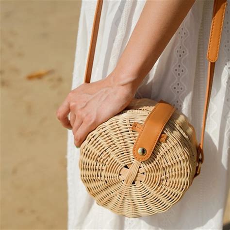 Buy Round Mulit Style Straw Bag Handbags Women Summer Rattan Bag