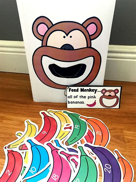 Sensory Bin Activities Feed Monkey Activities Zoo Activities Zoo