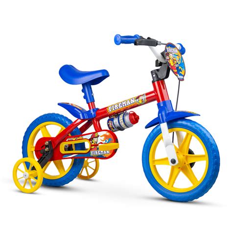 Bicicleta Infantil Aro 12 Nathor FIREMAN