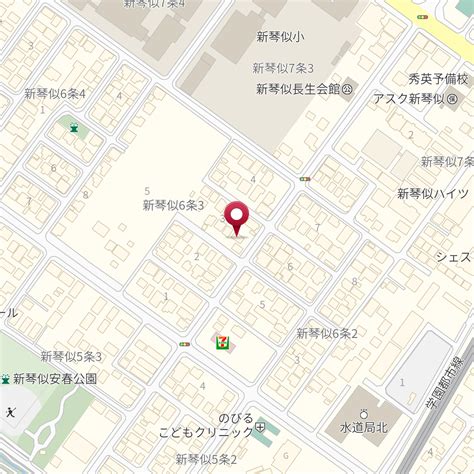 北海道札幌市北区新琴似6条3－3－21 の地図 Mapfan