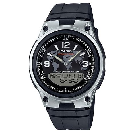 Buy Casio Dual Time Analog Digital Watch Aw A Vdf Online Kuwait