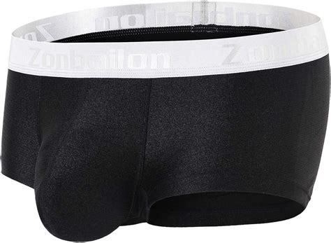 ZONBAILON Mens Sexy Bulge Enhancing Pouch Underwear Boxer Briefs Pack