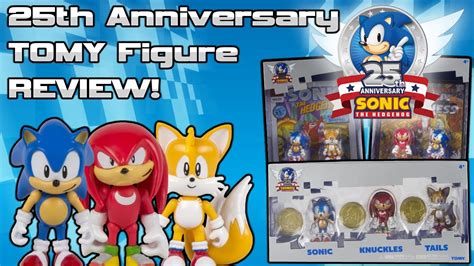 Sonic The Hedgehog 25th Anniversary Tomy Figure Review Youtube