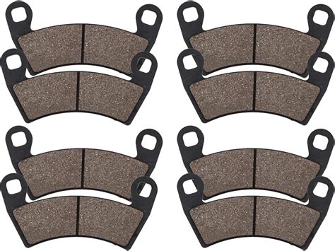 Amazon Cyleto Front Rear Brake Pads For Polaris Ranger Crew