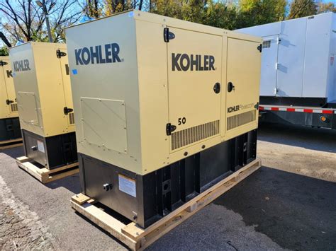 New 50 kW Kohler 50REOZK Diesel Generator – Steel sound enclosure - EPA ...