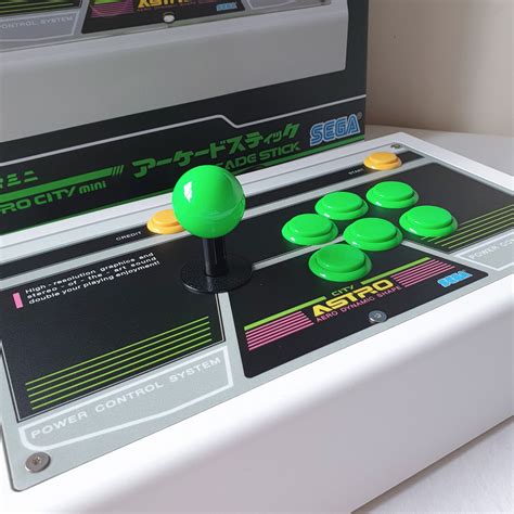 SEGA Astro City Mini Arcade Stick Green Buttons EBay