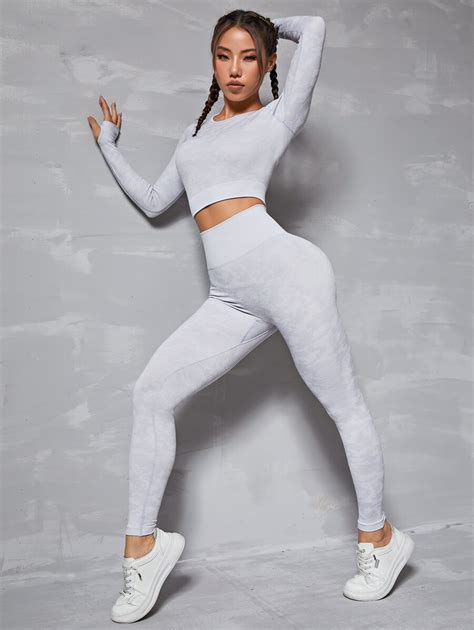 Yoga Trendy Pcs Seamless High Stretch Fitness Yoga Suit Gym Outfits