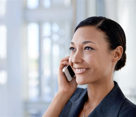 Premium Photo Thinking Listening Or Happy Businesswoman On A Phone