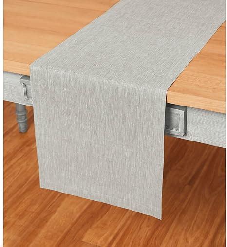 Amazon Solino Home Linen Table Runner Inches Long Pure