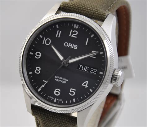 Fs Oris Big Crown Propilot Day Date Grey Mm Steel