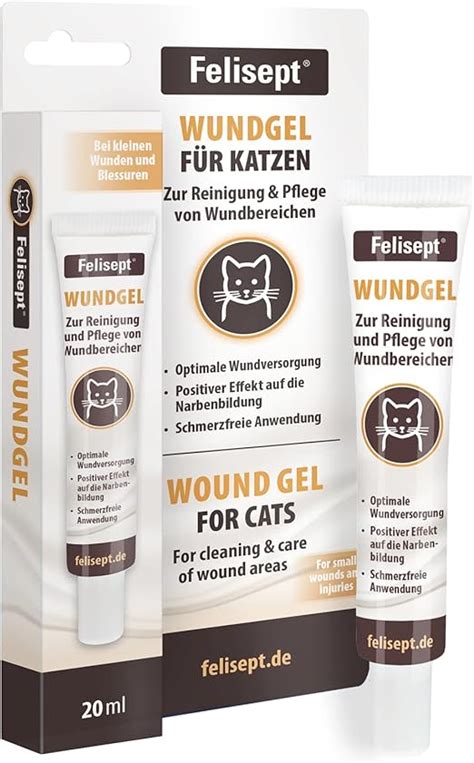 Felisept Gel Cicatrisant Pour Chats 20ml Soins Des Plaies Pour Chats