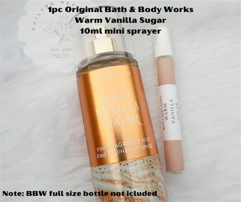 1pc 10ml Original Bath And Body Works Warm Vanilla Sugar Fine Fragrance