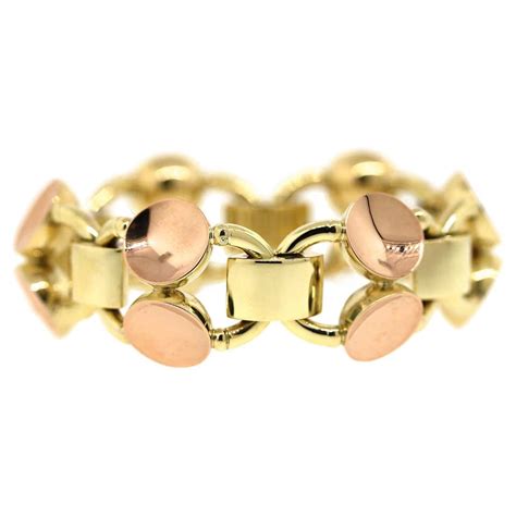 Antique 14k Gold Retro Bracelets - 549 For Sale at 1stDibs | 14k gold ...