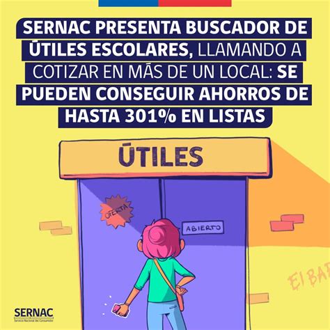 Tiles Escolares Baratos Sernac Lanza Plataforma Para Cotizar