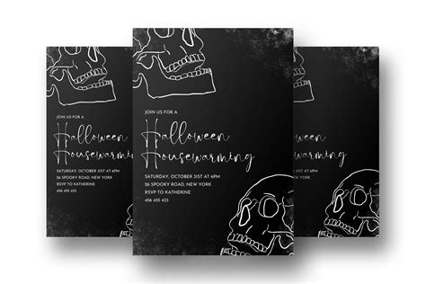 Editable Halloween Party Invitation Template Printable Etsy Uk