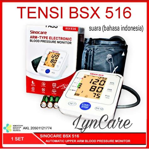 Jual Lyncare Tensi Digital Sinoheart Alat Cek Tekanan Darah