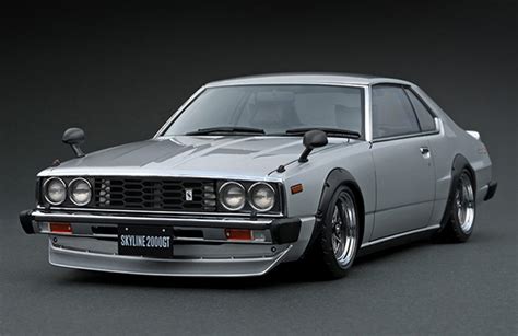 Ig Nissan Skyline Gt Es C Silver Line Up