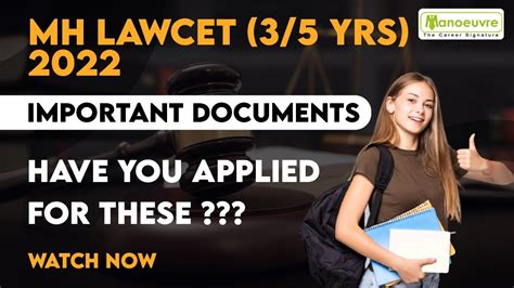 Mh Lawcet Yrs Important Documents Have You Applied For