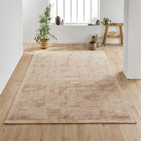 Izri Aged Effect Lyocell Xxl Rug La Redoute Interieurs La Redoute