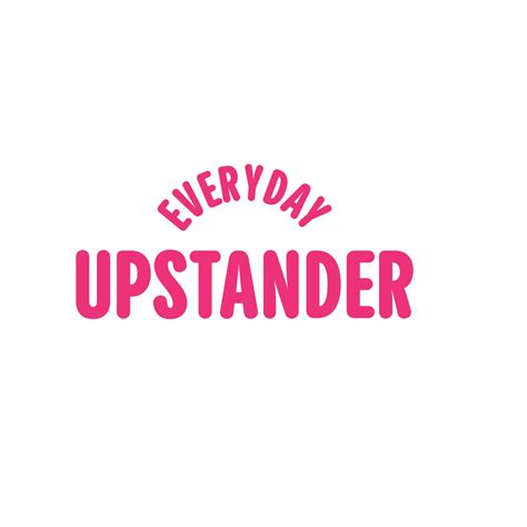 Upstander poster | Pink Shirt Day