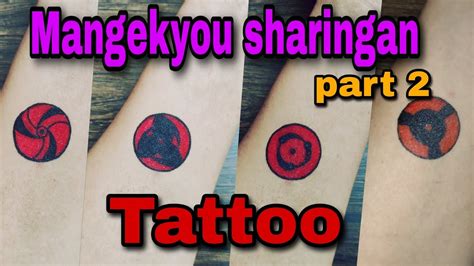 Sasuke Sharingan Tattoo