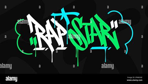 Graffiti Word Hip Hop