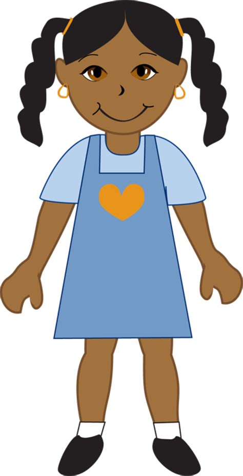 Clip Art African American Girl Png Download Full Size Clipart