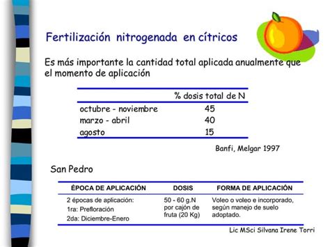 Fertilizaci N En Cultivos Frutales Ppt