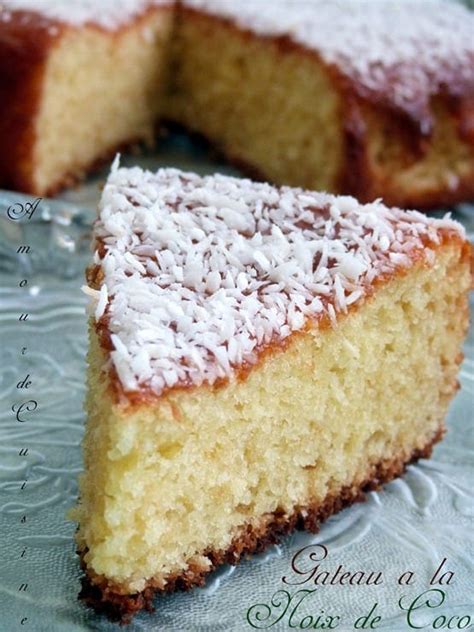 Gateau A La Noix De Coco Amour De Cuisine