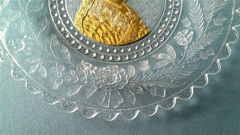 Victorian Glass Plate Queen Victoria Diamond Jubilee 1897 Etsy