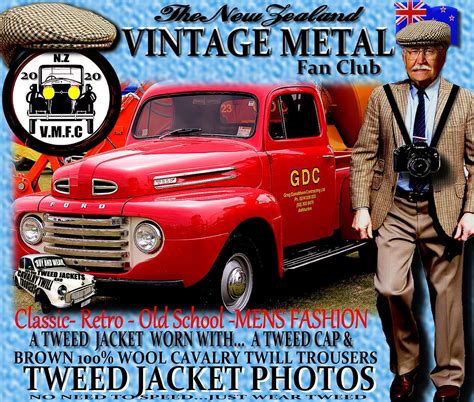 Nz Vintage Metal Fan Club Part Tweed Jacket Photo Colle Flickr