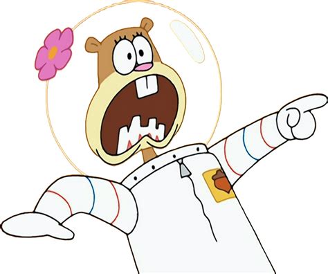 Sandy Cheeks screaming vector by MrToonlover83 on DeviantArt