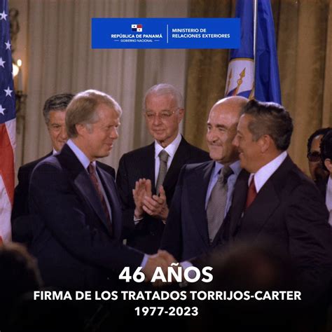 Cancilleria conmemora los 46 años de la Firma de los Tratados Torrijos