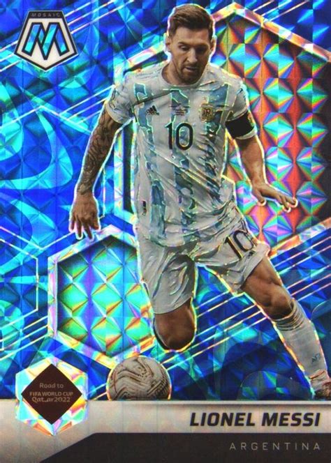 Lionel Messi 2021 Mosaic Road To Fifa World Cup 10 Reactive Blue Price