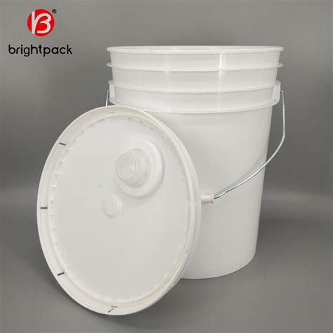 10L 15L 20L 5 Gallon Plastic Bucket With Lid Oil Bucket China Paint