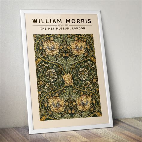 William Morris Fine Art Print William Morris Exhibition Etsy