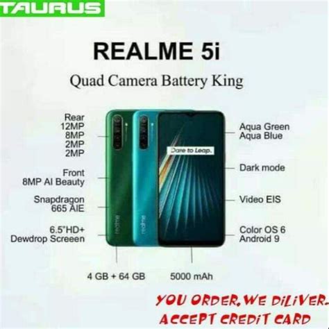 Real Me 5i It Has A 652 Inch Display 5000mah Battery Available In